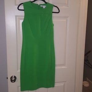 Green Diane von Furstenberg dress